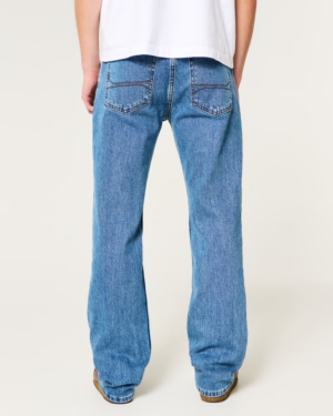 Alternative view of Pantalon Jean Azul Clasico Bota Hollister Caballero