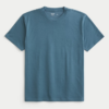 Franela Cooling Tee Azul Grisaceo Hollister