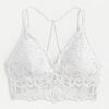Bralette Encaje Blanco Perla