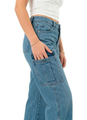 Alternative view of Jean  Baggy Pantalón Corte Bajo