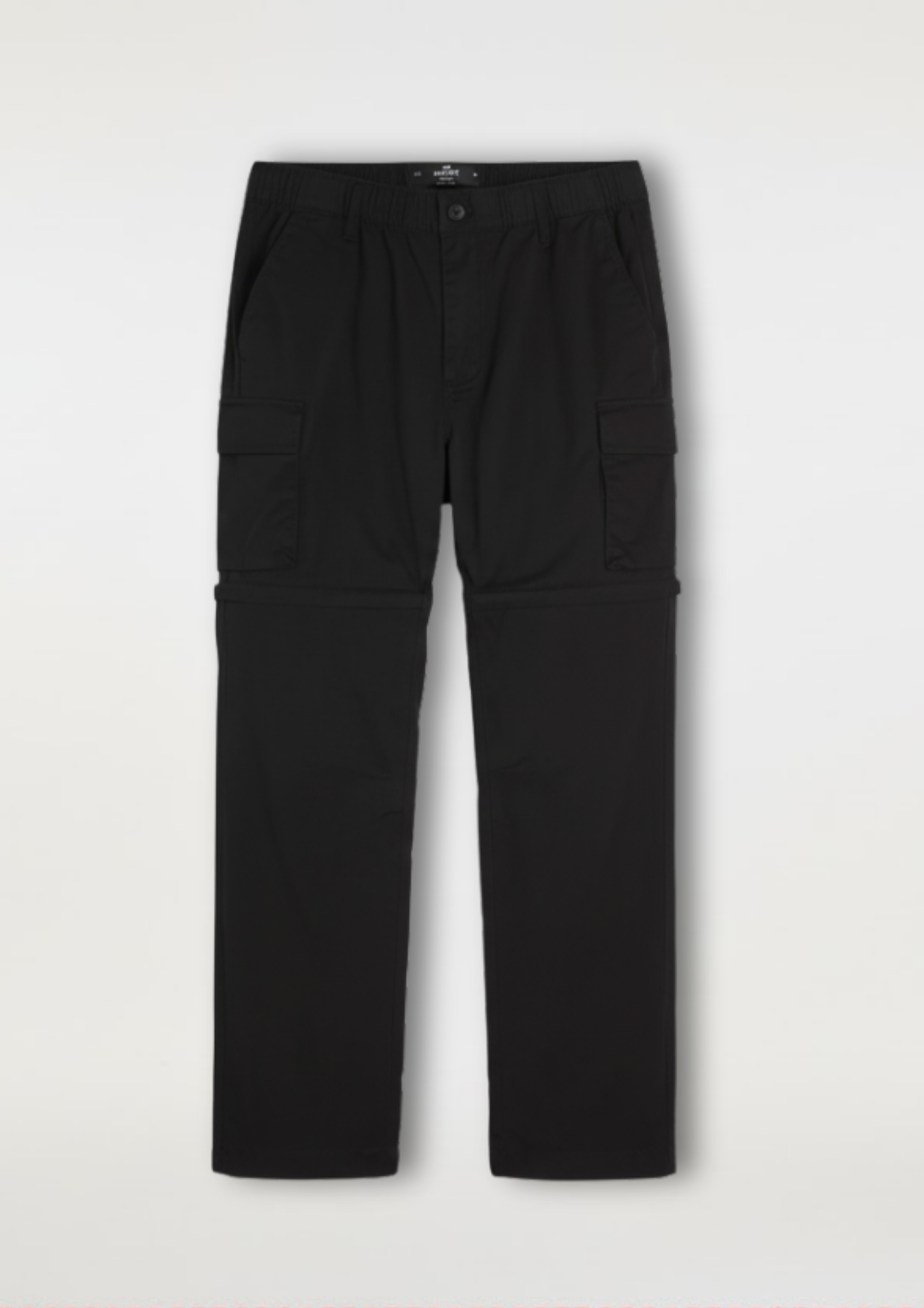 Pantalón Cargo Negro Desmontable