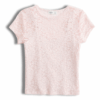 Blusa De Encaje Con Franelilla Rosa