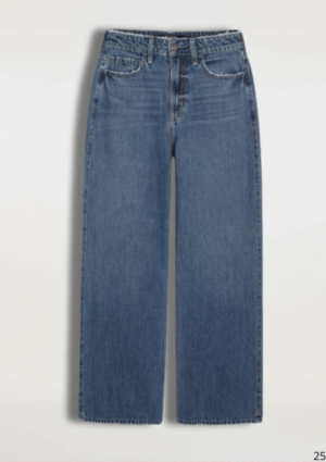Alternative view of Pantalón Baggy Oscuro Azul Ultra Alto