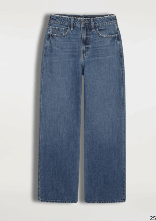 Pantalón Baggy Oscuro Azul Ultra Alto - Image 2