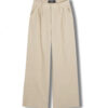Pantalón De  Lino Beige Livvy Wide Leg