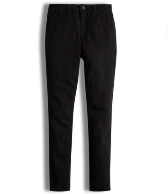 Súper Skinny Negro Sin Ruedo Curvy Alto 01