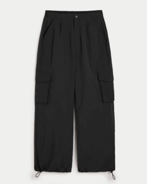 Pantalón Cargo Paracaidas Negro