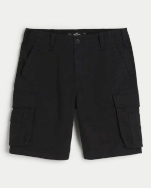 Cargo Short Negro Hollister Caballero