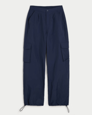 Pantalón Paracaidas Azul Oscuro