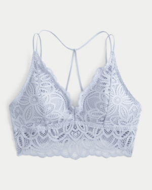 Bralette Azul De Encaje