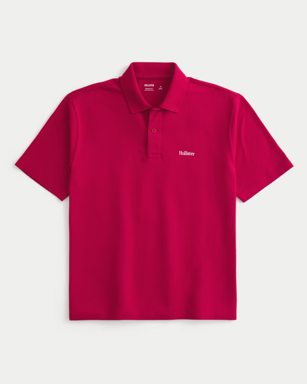 Chemise Boxy Roja Hollister Caballero