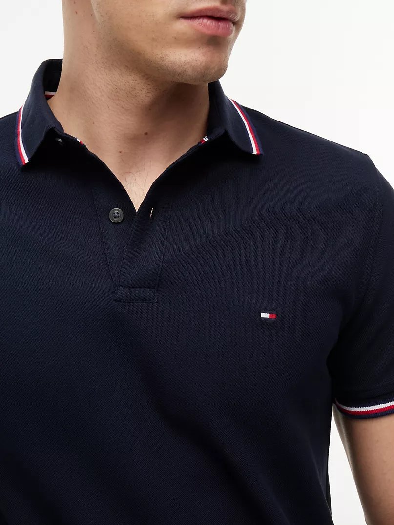 Chemise Unicolor con Ribete Tommy Hilfiger - Image 2