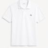 Chemise Polo Piqué Calvin Klein Blanco