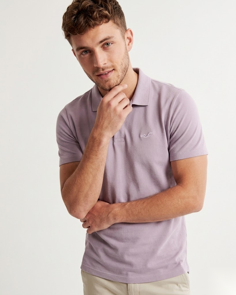 Chemise Hollister Malva Con Icono - Image 3