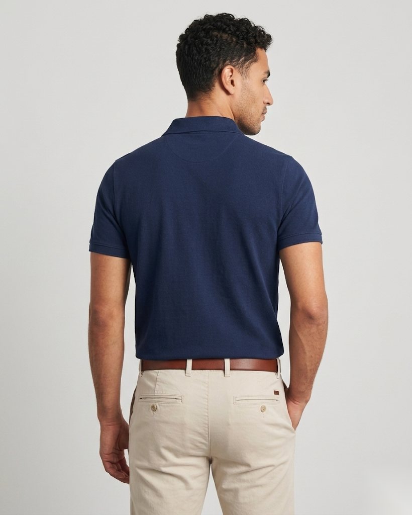 Chemise Hollister Azul Navy Con Icono - Image 3