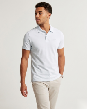 Alternative view of Chemise Hollister Azul Claro Con Icono