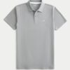 Chemise Hollister Unicolor con Icono Advanced Stretch