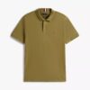 Chemise Unicolor Verde Oliva Tommy Hilfiger Algodón Suave