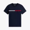 Franela Tommy Hilfiger Navy con Franja